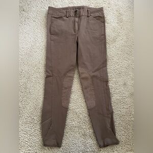 Light Brown Knee Patch Equestrian Breeches Size 26R Horseback Riding Pants